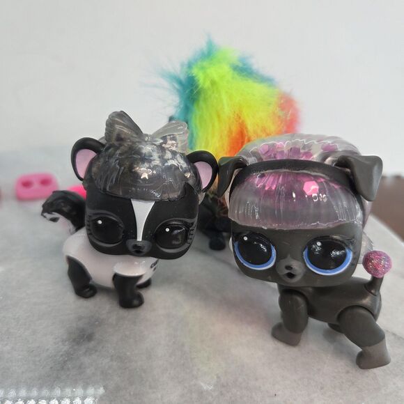 LOL Surprise Pets Lot of 7 Dolls Figures Accessories MGA Big Eye Animal Collecti - Picture 4 of 13